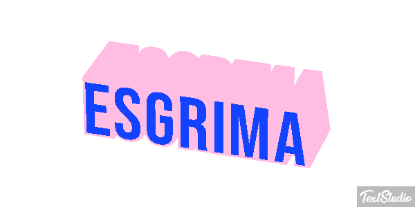 Esgrima Efecto de texto