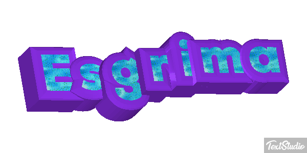 Esgrima Efecto de texto
