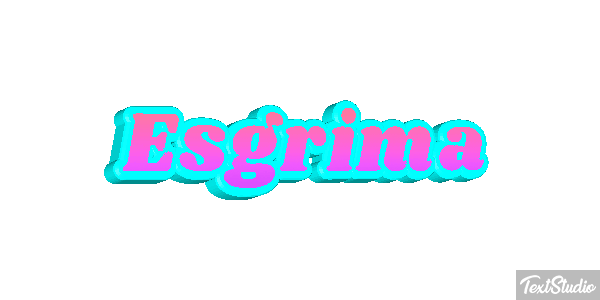 Esgrima Efecto de texto