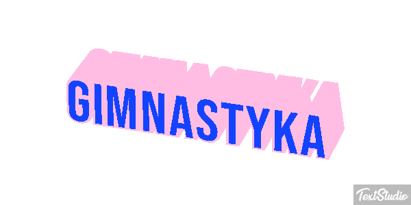 Gimnastyka Efekt tekstowy