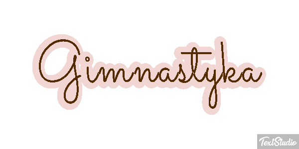 Gimnastyka Efekt tekstowy