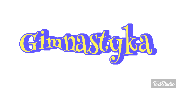 Gimnastyka Efekt tekstowy