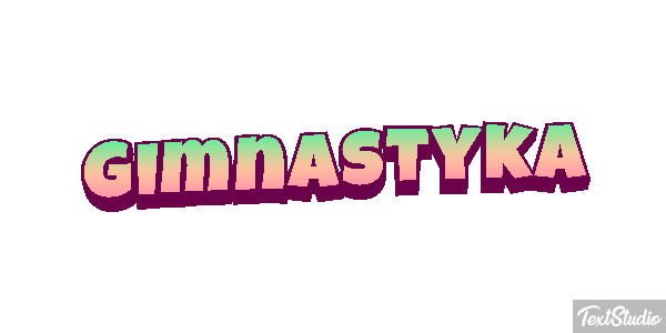 Gimnastyka Efekt tekstowy
