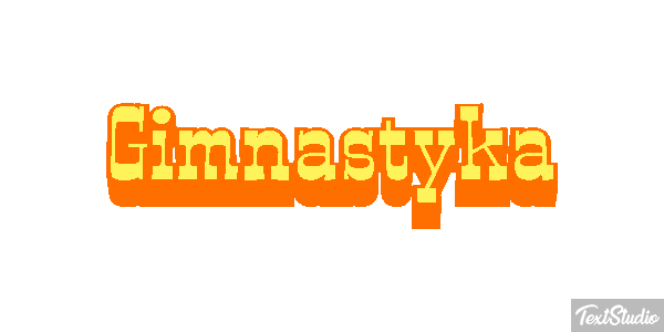 Gimnastyka Efekt tekstowy