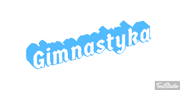 Gimnastyka Efekt tekstowy