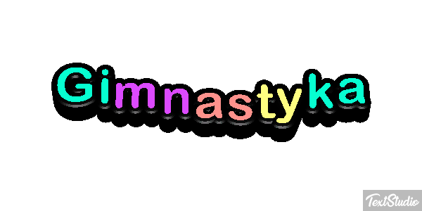 Gimnastyka Efekt tekstowy