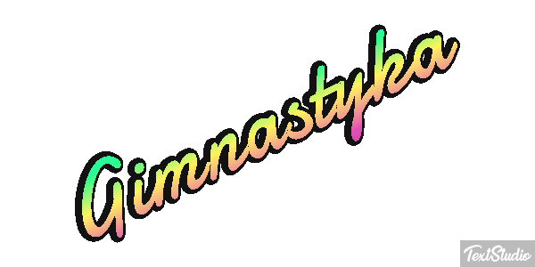 Gimnastyka Efekt tekstowy