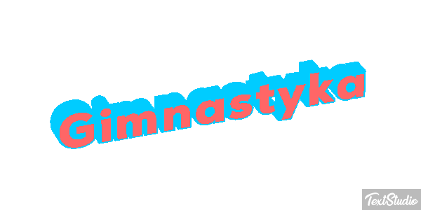 Gimnastyka Efekt tekstowy