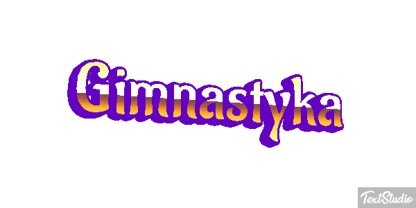 Gimnastyka Efekt tekstowy