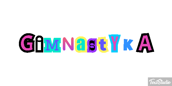 Gimnastyka Efekt tekstowy