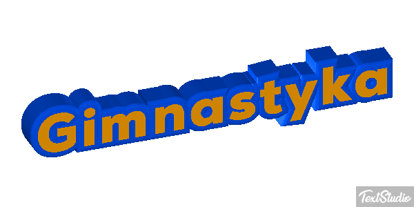 Gimnastyka Efekt tekstowy