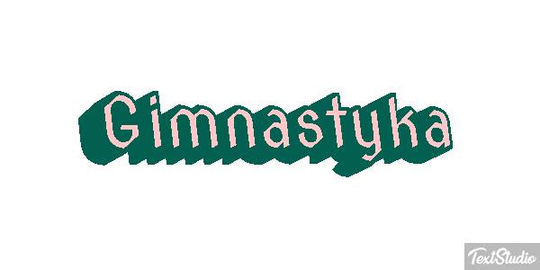 Gimnastyka Efekt tekstowy