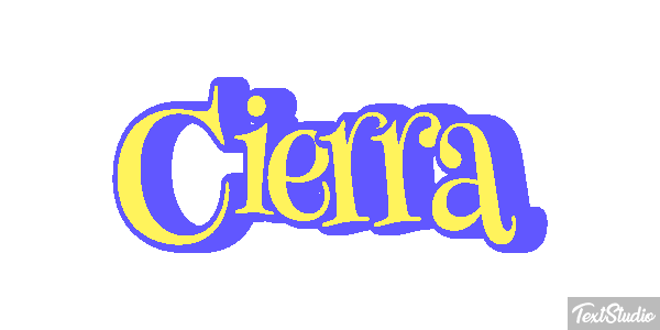 Cierra テキスト効果