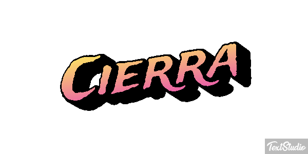 Cierra テキスト効果