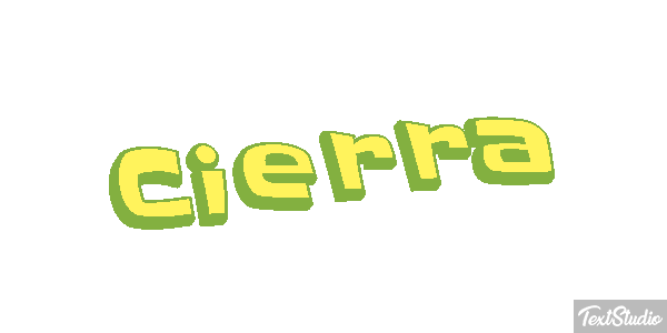 Cierra テキスト効果