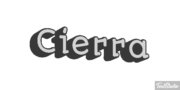 Cierra テキスト効果