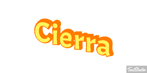 Cierra テキスト効果