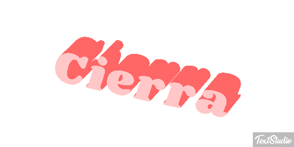 Cierra テキスト効果