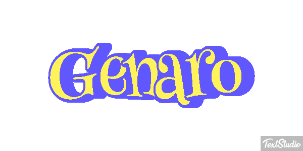 Genaro Texteffekt