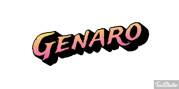 Genaro Texteffekt