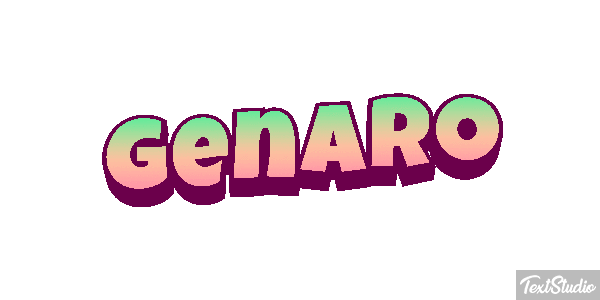 Genaro Texteffekt