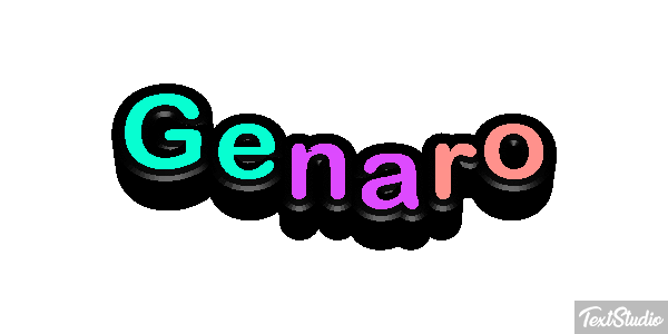Genaro Texteffekt