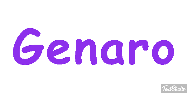 Genaro Texteffekt