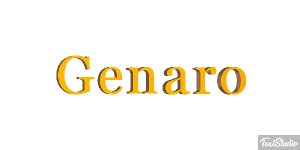 Genaro Texteffekt
