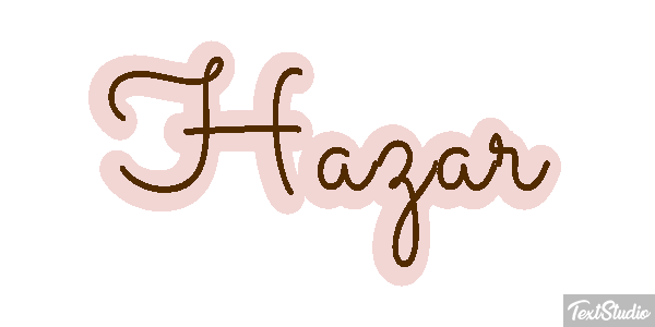 Hazar Efecto de texto