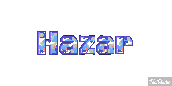 Hazar Efecto de texto