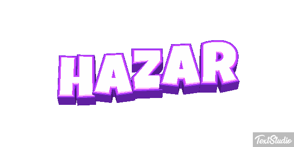Hazar Efecto de texto