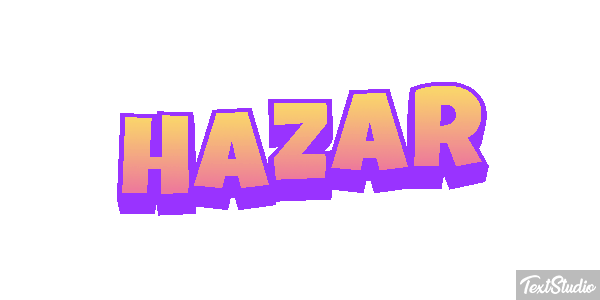 Hazar Efecto de texto