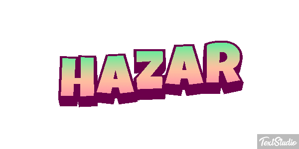 Hazar Efecto de texto