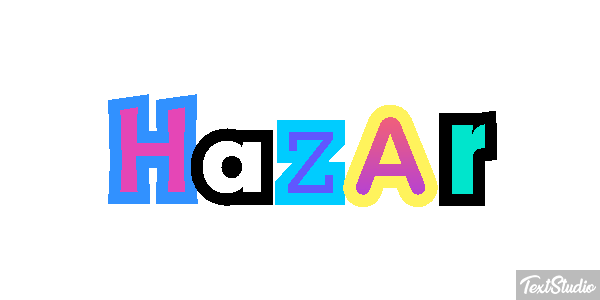 Hazar Efecto de texto