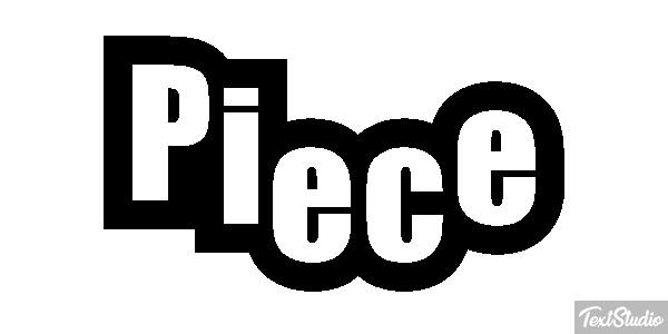 Pièce Текстовый эффект