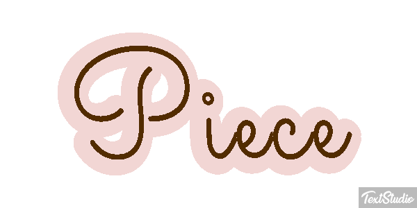 Pièce Текстовый эффект