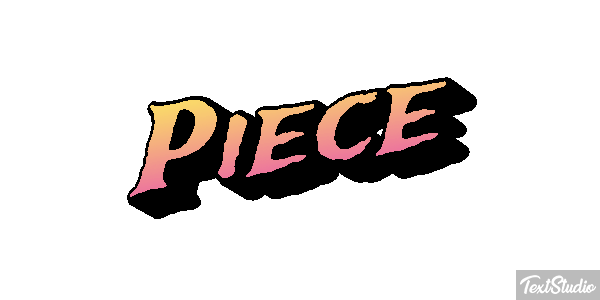 Pièce Текстовый эффект