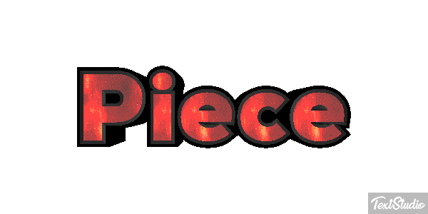 Pièce Текстовый эффект