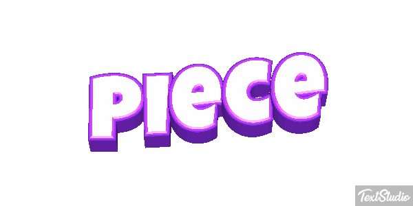 Pièce Текстовый эффект