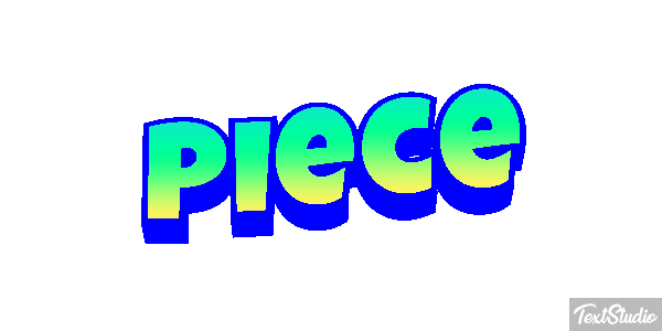 Pièce Текстовый эффект