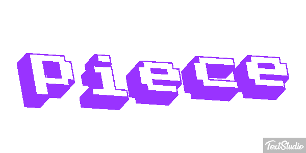 Pièce Текстовый эффект