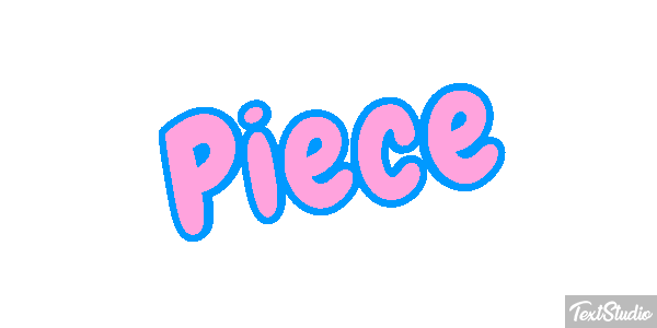 Pièce Текстовый эффект