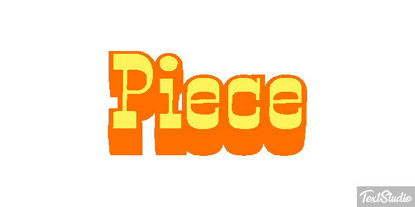 Pièce Текстовый эффект