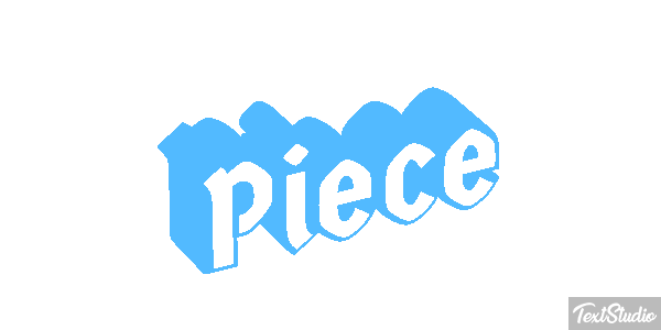 Pièce Текстовый эффект