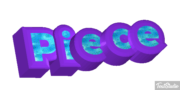 Pièce Текстовый эффект