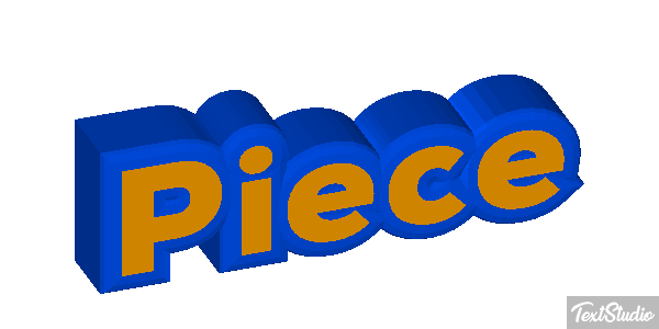 Pièce Текстовый эффект