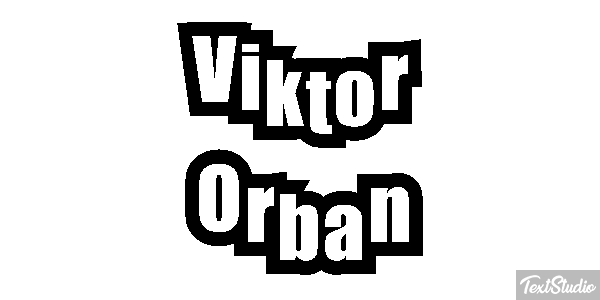 Viktor Orbán Efecto de texto