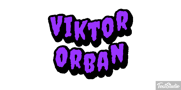 Viktor Orbán Efecto de texto
