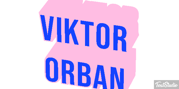 Viktor Orbán Efecto de texto