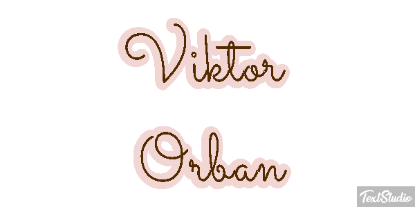 Viktor Orbán Efecto de texto